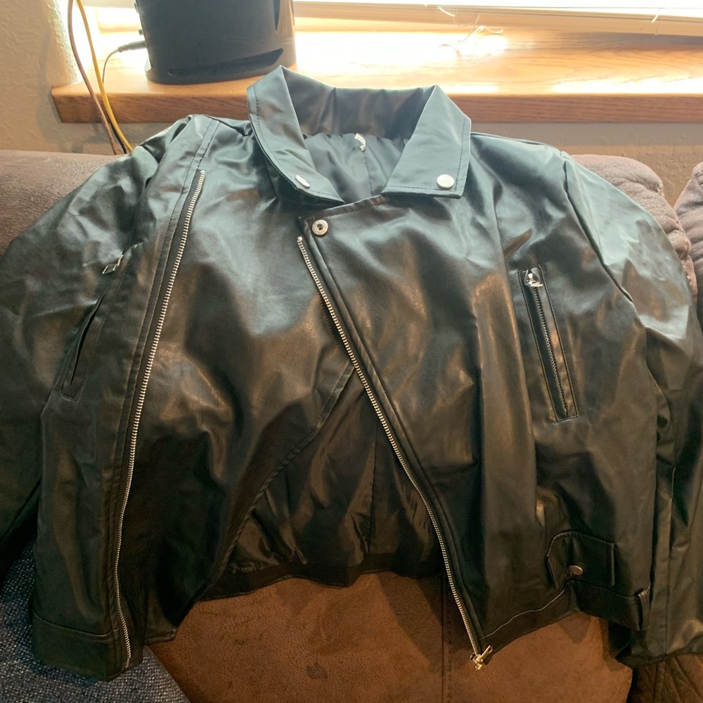 Never worn leather jacket